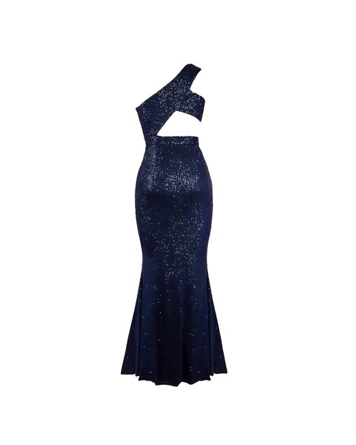 Emma Wallace Blue Tienna Gown