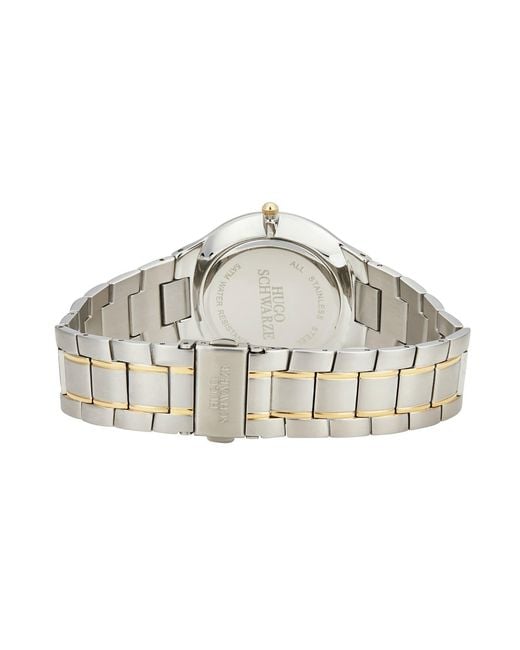 Bermuda Watch Company Metallic Hugo Schwarze Kahlo And Bracelet Watch for men