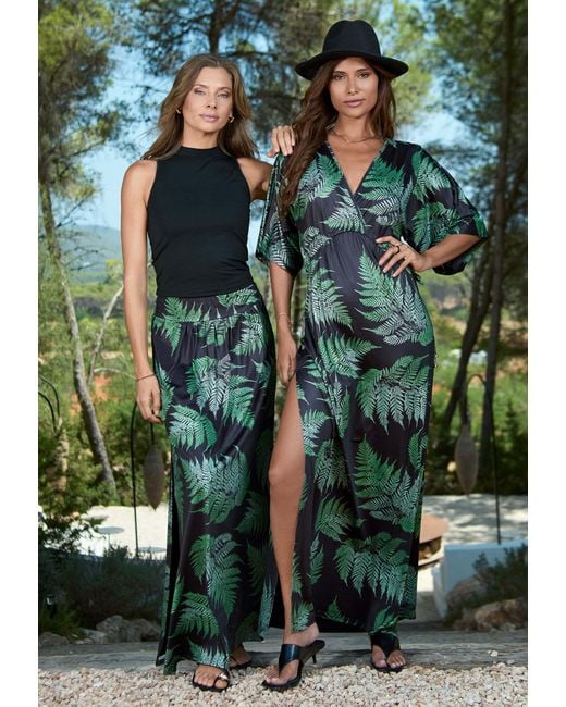 Chic by Lirette Black Kimono Dress Lotus Boquete