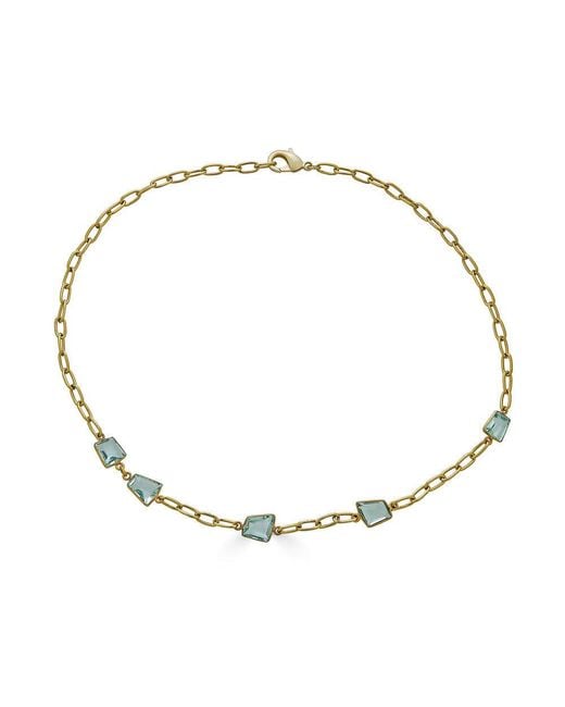 Loni Paul Jewelry Metallic Asymmetrical Quartz Crystal Necklace