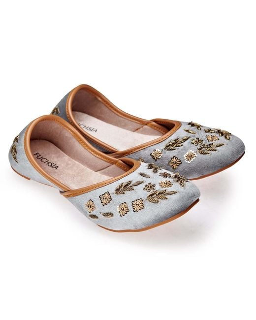 Fuchsia Shoes Gray Nawal