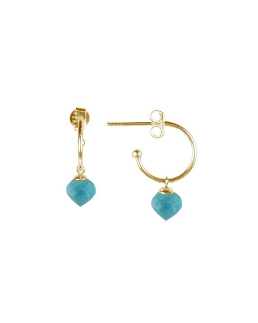 MOUNIR LONDON Blue Minaret Drop Earrings