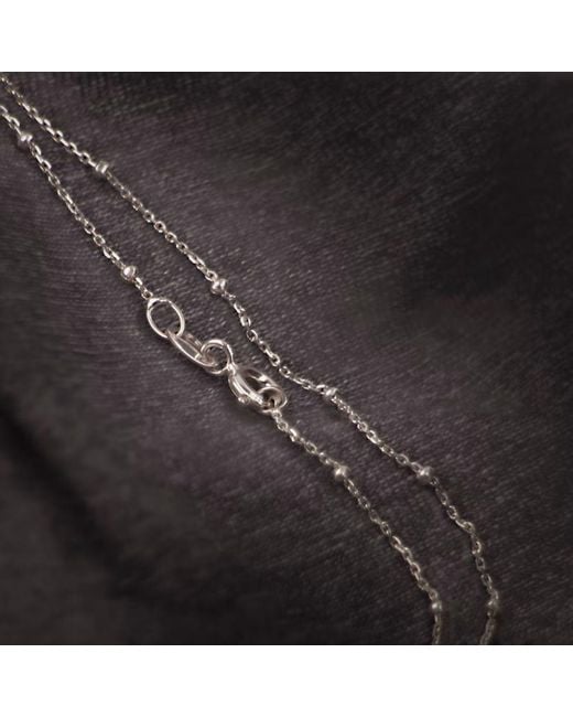 The Jewellery Store London Metallic Fine Satellite Chain