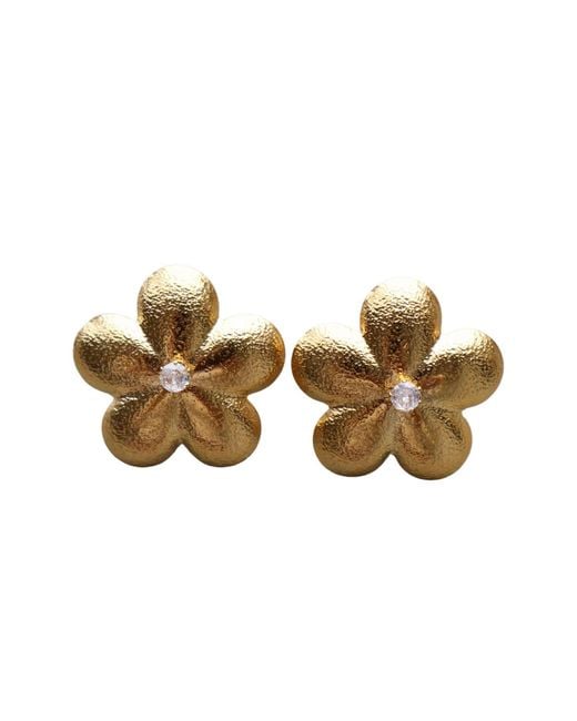 Miss May the Brand Brown You Deserve Flowers Earrings