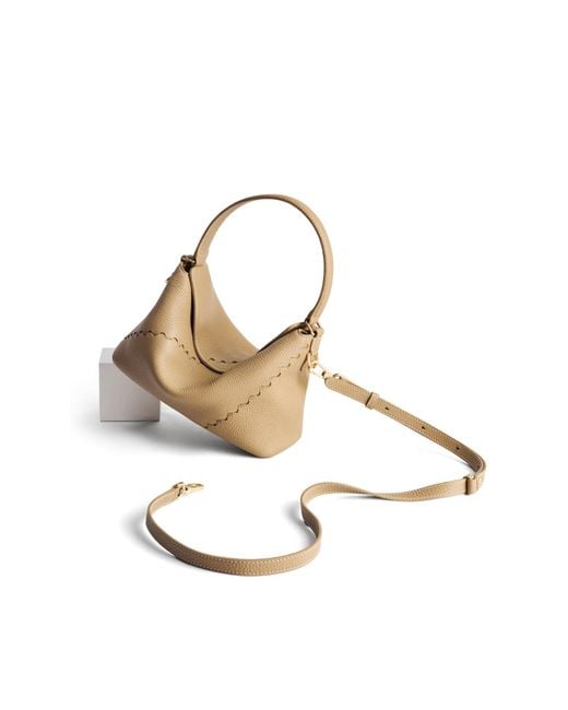 Orange Cube White Vina Shoulder Bag