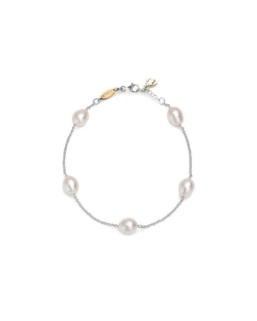 Unaloe Metallic Sterling Baroque Pearl Bracelet For – Meaningful Refined Jewelry