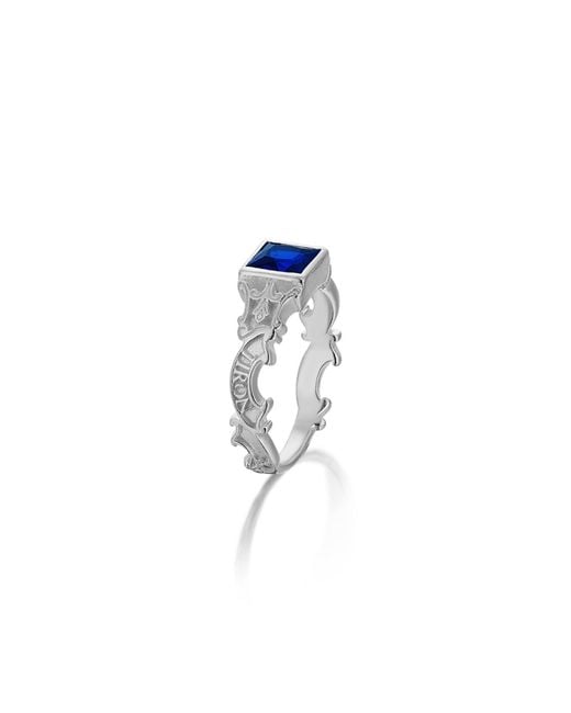 Stefan Tiron Blue Elizabeth Silva Ring