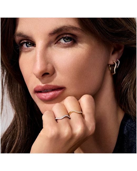 Sif Jakobs Jewellery Metallic Ring Ellera Waves