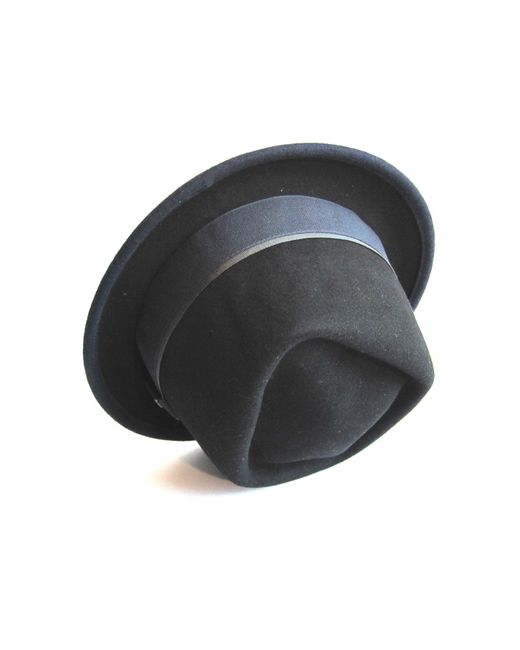 Dasmarca Hats Blue Edward Two Tone Wool Felt Winter Porkpie Hat for men