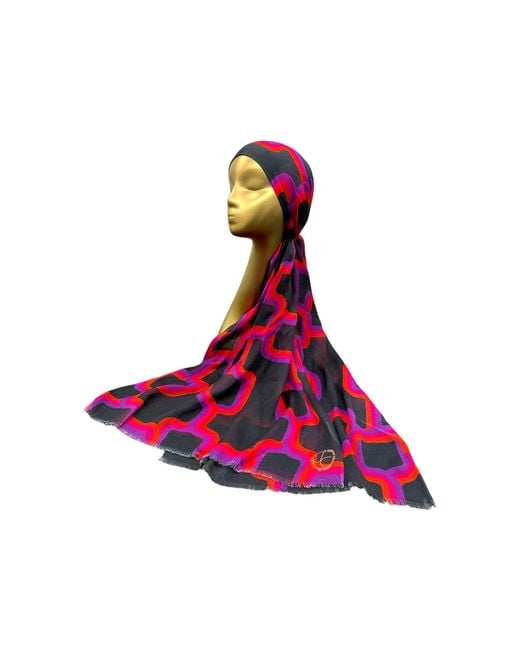 Julia Clancey Blue Link Modal Reversible Scarf