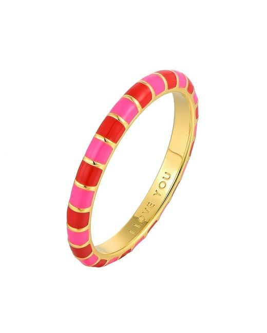 Pinnole Pink Thin Ring