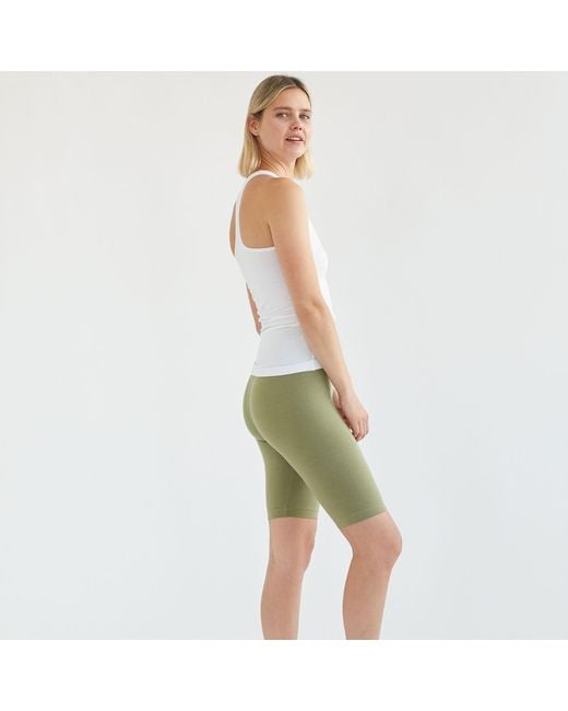 On/Off Essentials White Bamboo Scoop Neck Tank