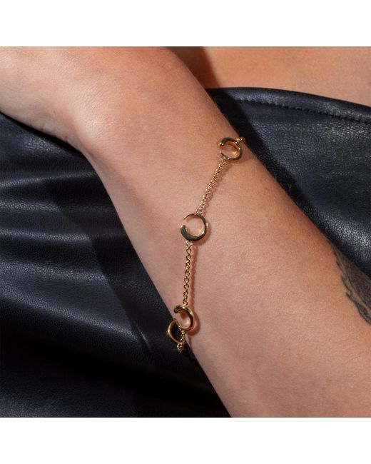 Lucy Quartermaine Metallic Luna Station Bracelet