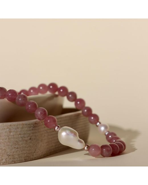 Larsuu Multicolor Blush Quartz Necklace