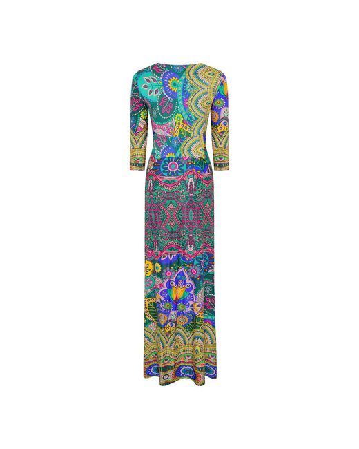 Beatrice von Tresckow Blue Kaleidoscope Lola Maxi Dress