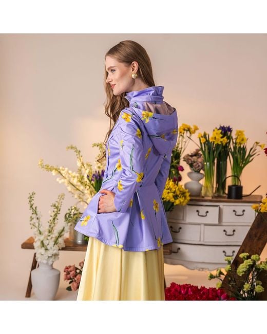 RainSisters Purple Jacket With Detachable Hood: Lilac Joy