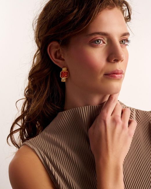 Kybele Studio Orange Luma Earrings