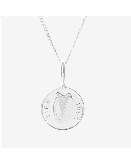 Katie Mullally Metallic Irish 5P Coin & Chain for men