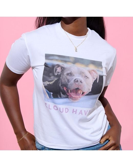 Cloud Haven Blue Boyfriend Freedom Ride Tee