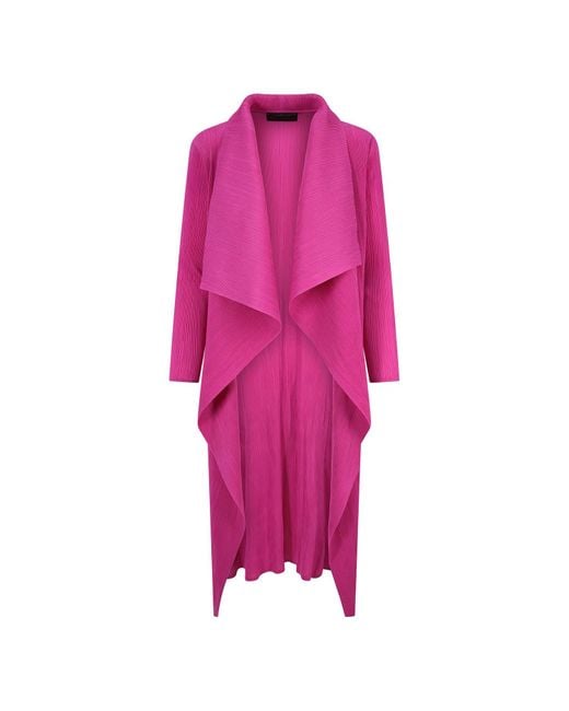 Beatrice von Tresckow Pink Waterfall Crinkle Coat