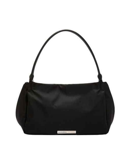 MARHEN.J Black Nikki Nylon Shoulder Bag