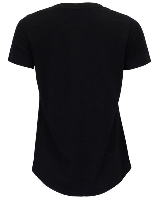 Lords of Harlech Black Katherine Cap Sleeve Top