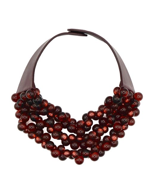 Fairchild Baldwin Red The Bubble Burgundy Necklace
