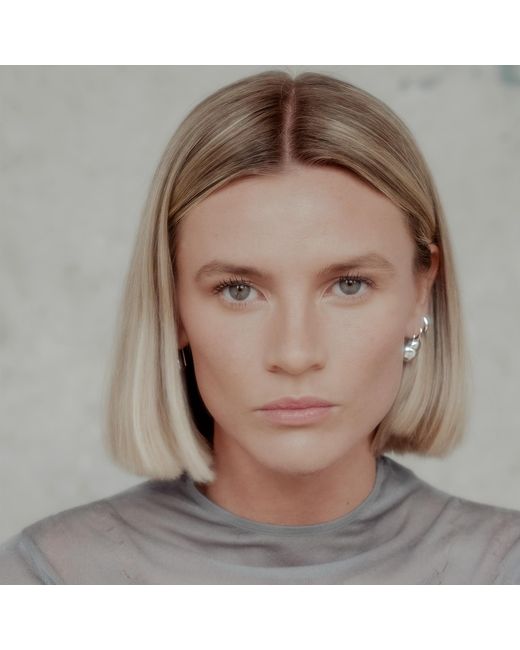 Tory Long Metallic The Orb Earrings