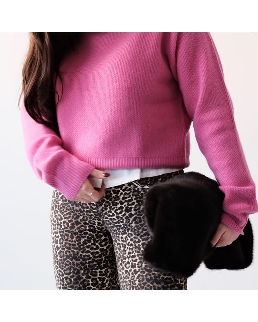 Porridge Knitwear Pink Cashmere Amy Jumper