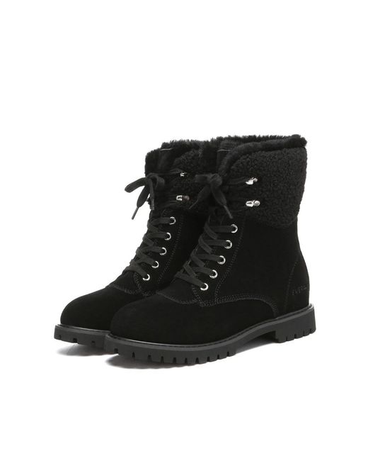 EverAu Australia Black Sittella Fashion Chunky Boots