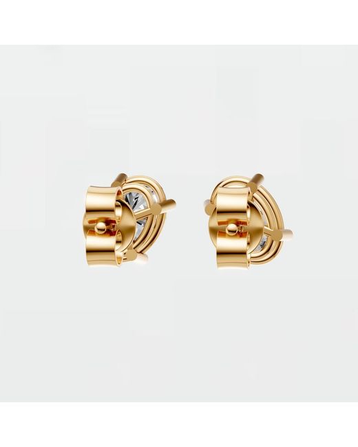 Aya Fine Jewelry White Everyday Oval Lab Diamond Stud Earrings