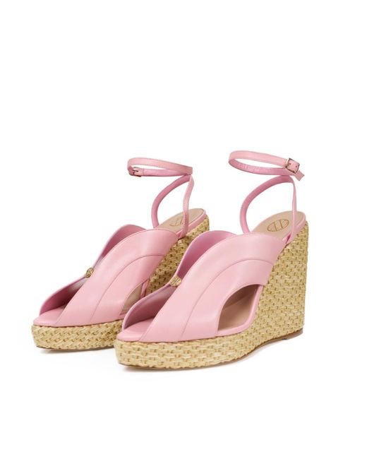 Noushella Pink Anya Wedge