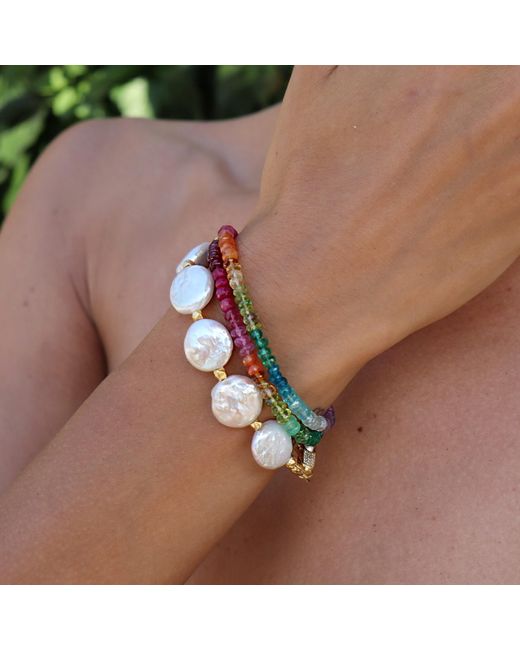 Mineralgems•Studio Pink Bracelet With Precious Gemstones