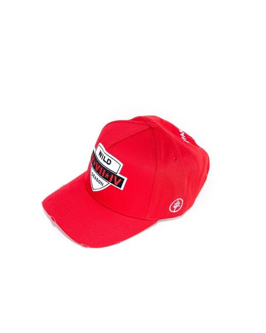 474 co Red 474 Wild Season Baseball Hat for men