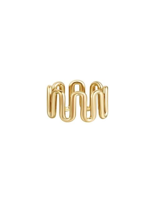 Onewildone Metallic Dilly Dally Pinky Ring