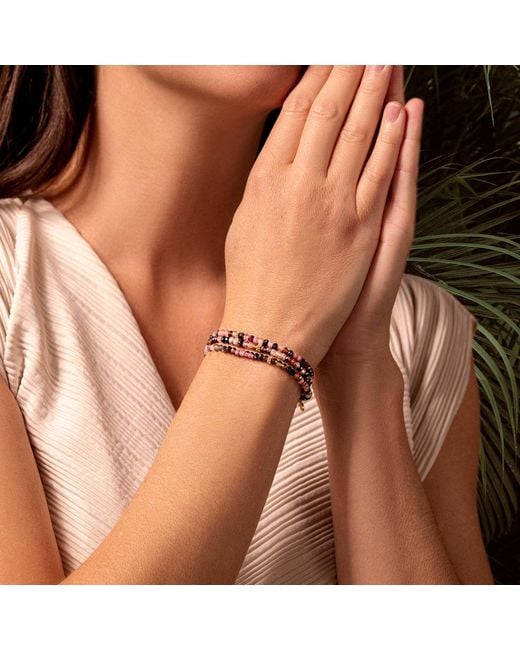 Karma and Luck Metallic Tourmaline Wrap Bracelet – Energy & Growth Gemstone Jewelry – Infinite Aspiration
