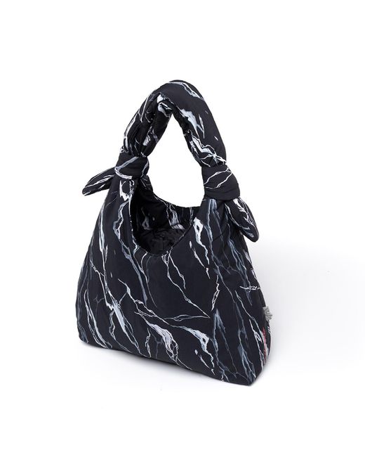 Lefrik Blue Biwa Puffy Bag By Mercedes Bellido