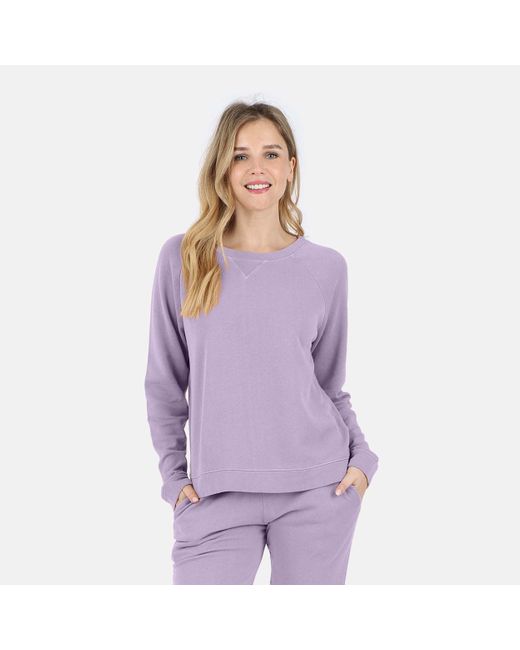 Lezat Purple Melody Everyday Natural Pullover Sweatshirt