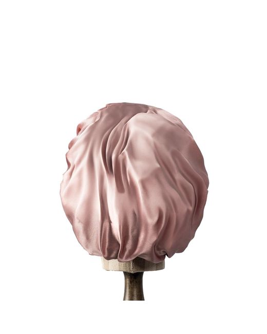 Soft Strokes Silk Natural Pure Mulberry Silk Dusty Rose Hair Bonnet