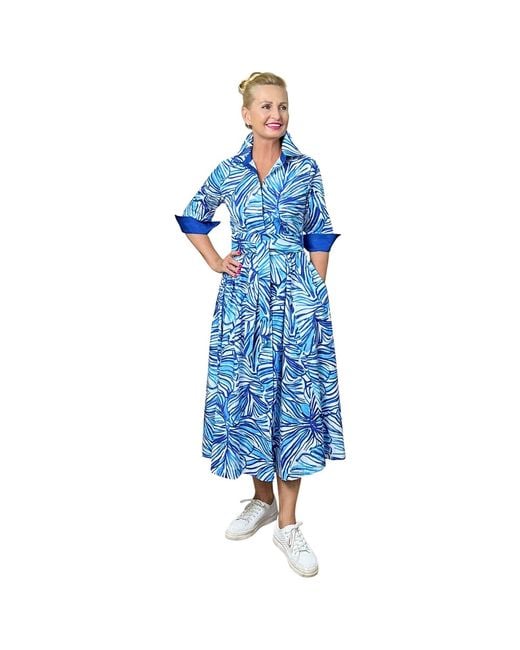 Perlavera Blue Zelda Sentry Cerulean Printed Belt