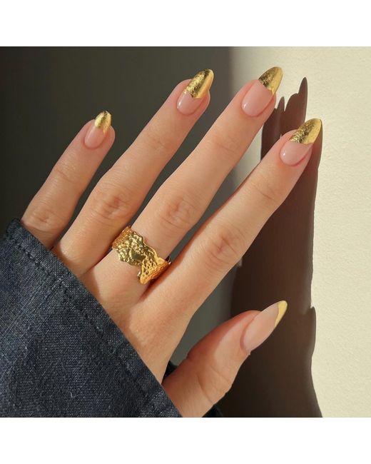 Aaria London Metallic Lava Ring