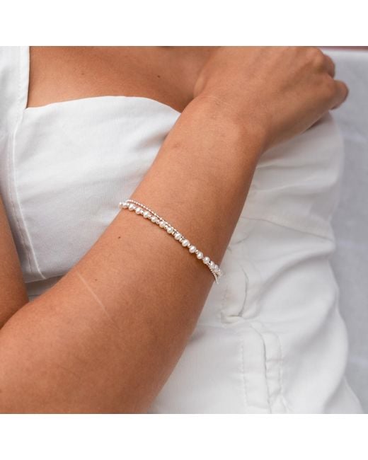 Dower & Hall Metallic Freshwater Timeless Orissa Pearl Bracelet