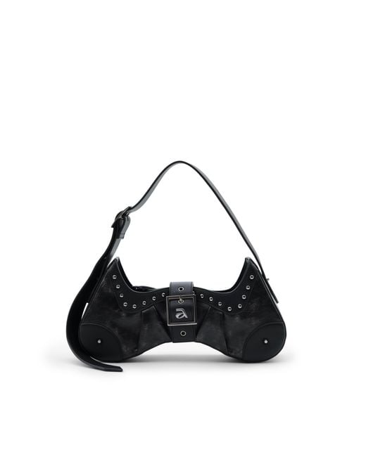 A by Anyah Black Archie Rock City Shoulder Bag