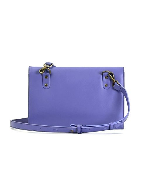 Daniel Chong Blue Leather Envelope Purse