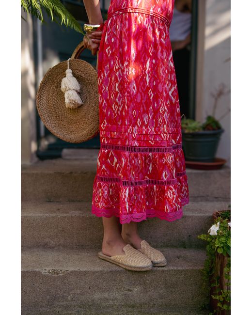 Mercy Delta Red Holkham Tuscany Pompelmo Dress