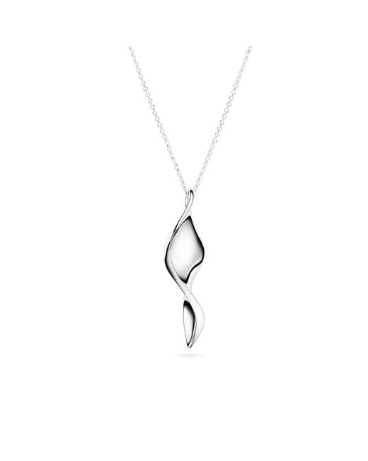Sif Jakobs Jewellery Metallic Necklace Foglia Grande