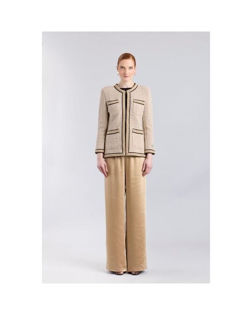 The Extreme Collection Metallic Tweed-Knit Structured Jacket Prince