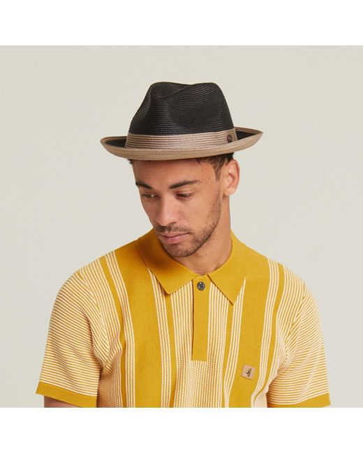 Dasmarca Hats Gray Dasmarca Florence Summer Two Tone Crushable Hat for men