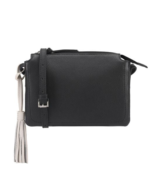 Lloyd Baker Black Louisa Leather Crossbody Bag
