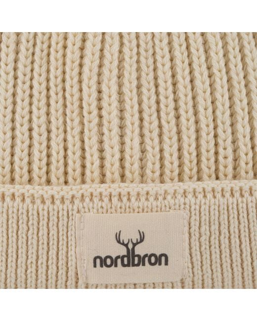 Norbron Natural Cuat Cream Beanie for men